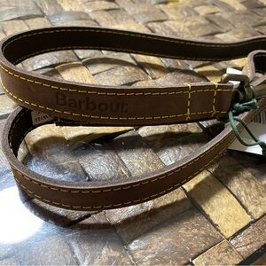 Barbour Leather Dog Leash Brown Brand New With Tags